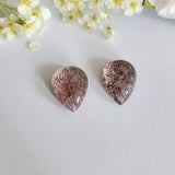 Quartz with hematite inclusions - Pair