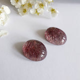 Quartz à inclusions d'hématite - Paire