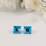 Topaze swiss blue - Pair