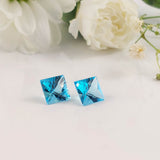 Topaze swiss blue - Pair