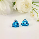 Topaze swiss blue - Paire