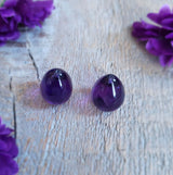 Amethyst, quartz - Pair