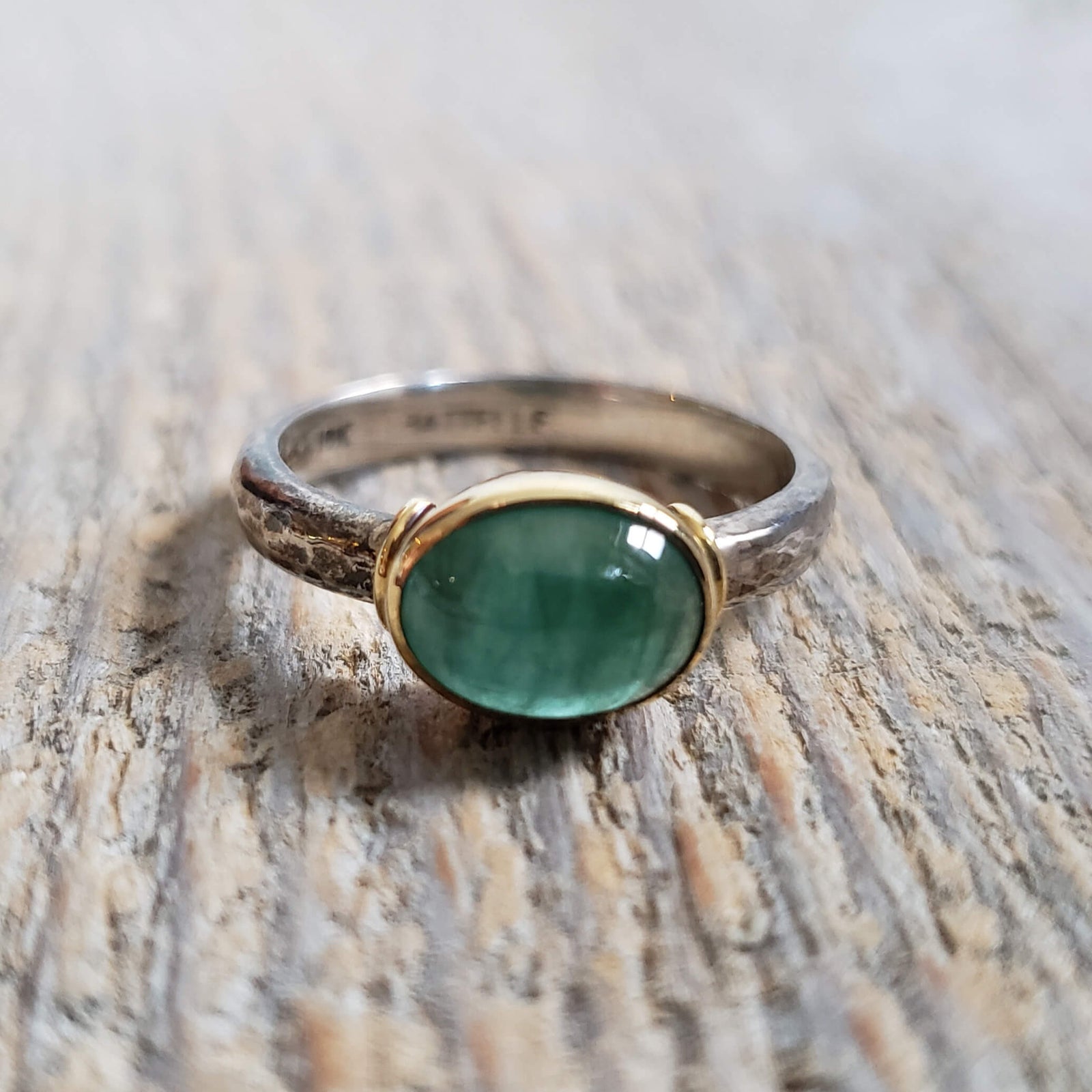 Chevalière argent 925 Malachite - Esprit d'Opale Chevalière argent 925 Malachite - Esprit d'Opale