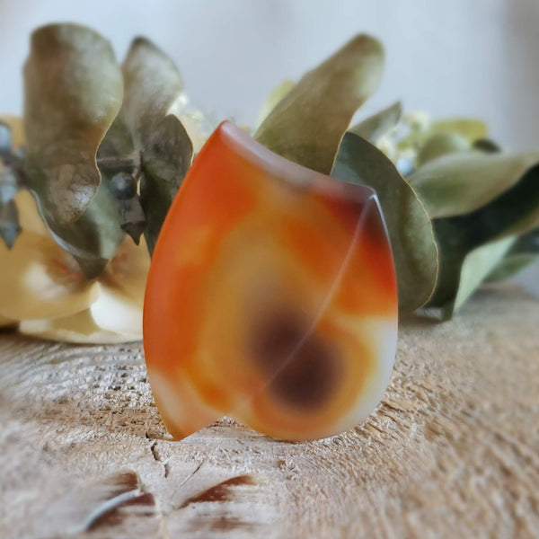 Carnelian, quartz