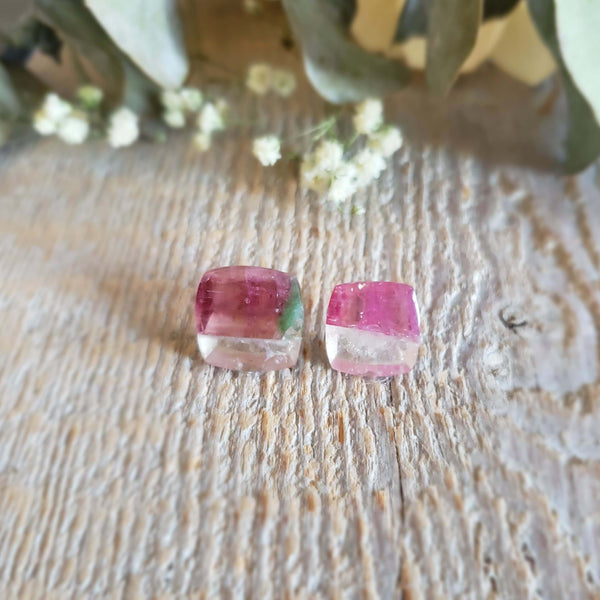 Quartz et tourmaline - Lot de 2