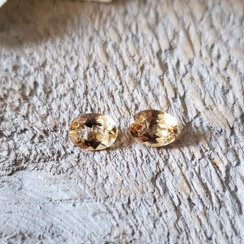 Imperial Topaz - Pair