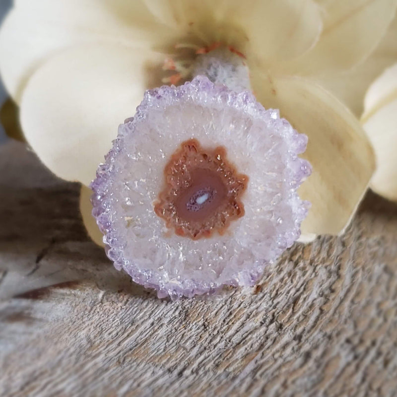 Fleur d'améthyste, quartz