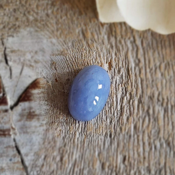 Chalcedony (blue), quartz