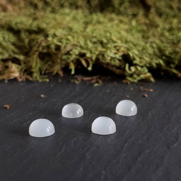 Moonstone (white) - Parcel of 4