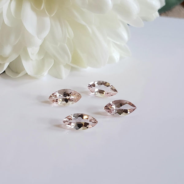 Morganite - Lot de 4